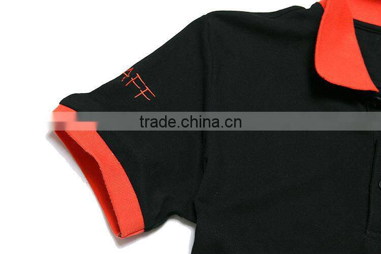 custom piqued polo of shirt with soft yarn