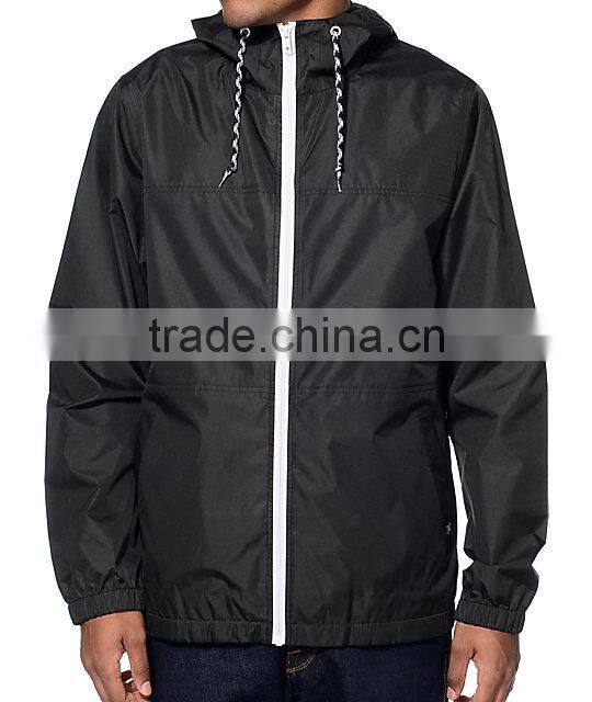 Custom 100% Nylon Softshell Jacket Waterproof men Windbreaker