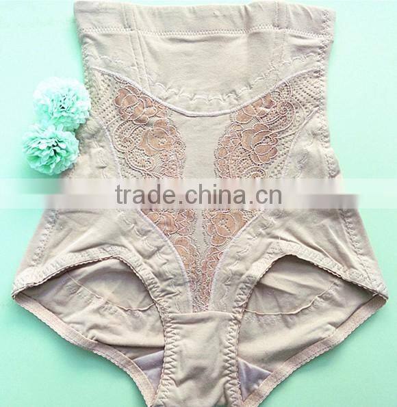 Slimming body underwear embroidered woman high waist panty