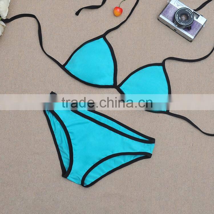 2017 new design custom swimwear packaging xxx hot sex bikini women beachwear