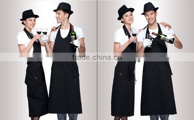 restaurant uniform waist apron / bar staff apron factory supply directly