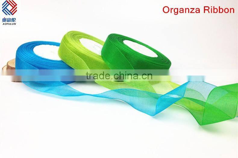 Wholesale Woven Edge Organza Ribbon in Various Colors and Sizes