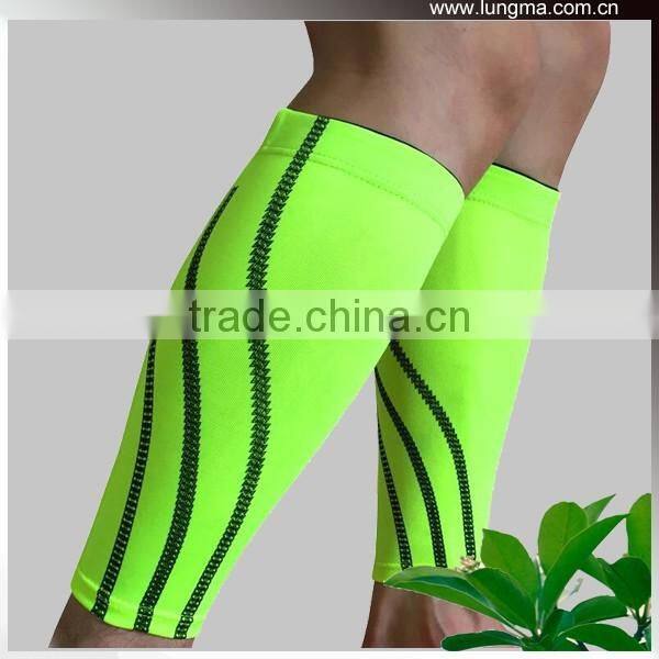 Sports Sublimation Printed Custom Calf Compression Knee Leg Sleeve
