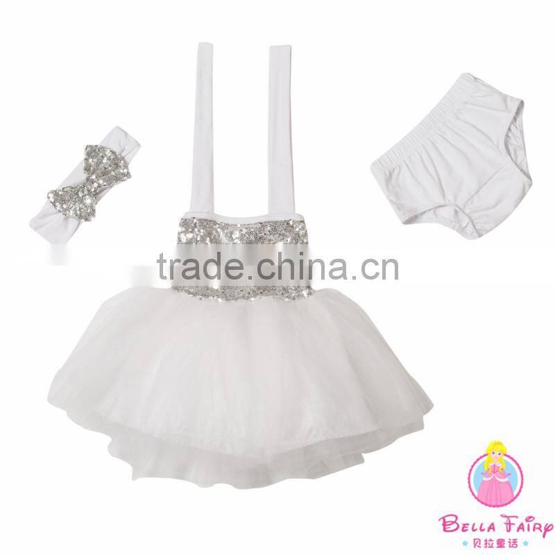 Wholesale Hot Fashion New Design Kids Sequin Tutu Dress Birthday Party Dress