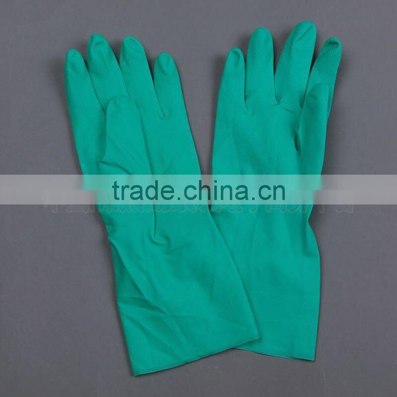 GZY 2015 pure color oil-proof and solvent resistance gloves nitrile
