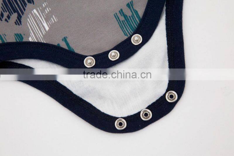 2017 Cheap Good Quality Baby Clothes Colorful Summer 100%Cotton Short Sleeves with Printing Newborn Infant Baby Bodysuits