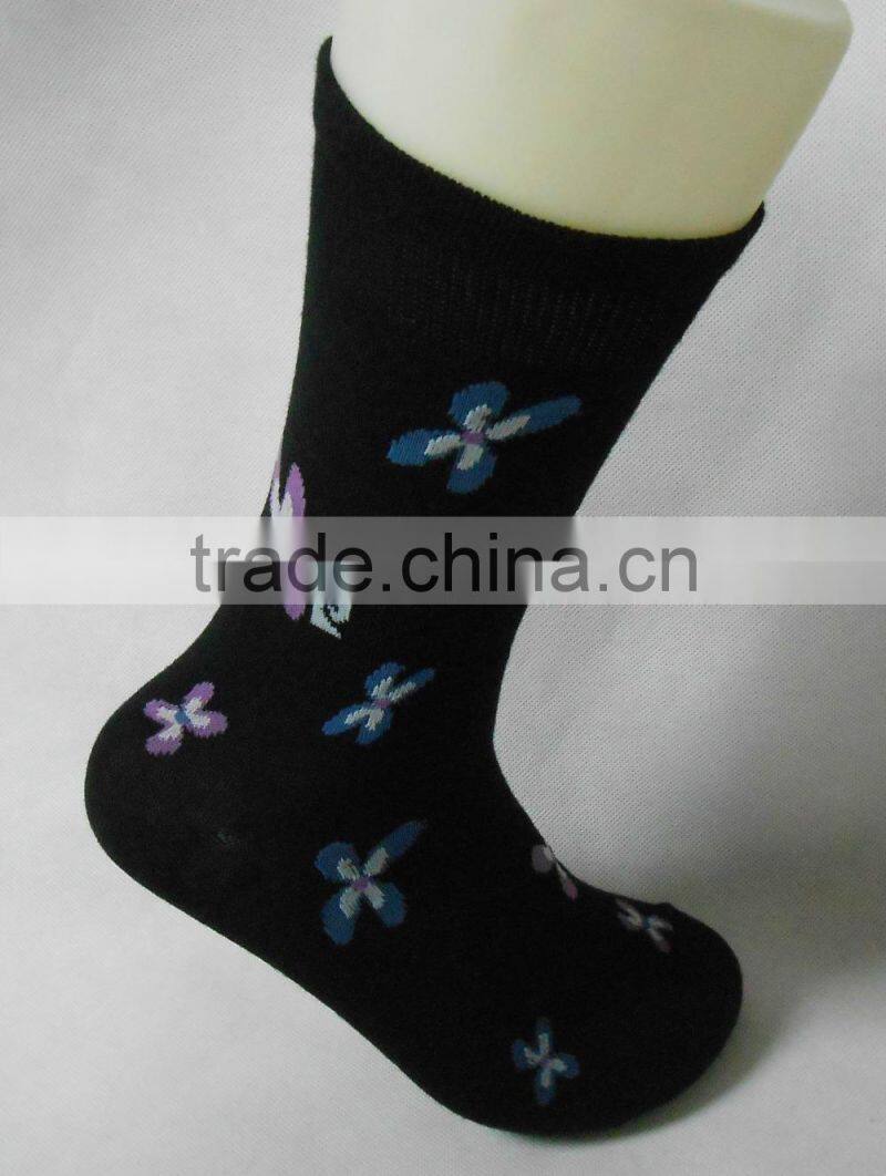 Mens Colored Pattern Casual Dress Socks