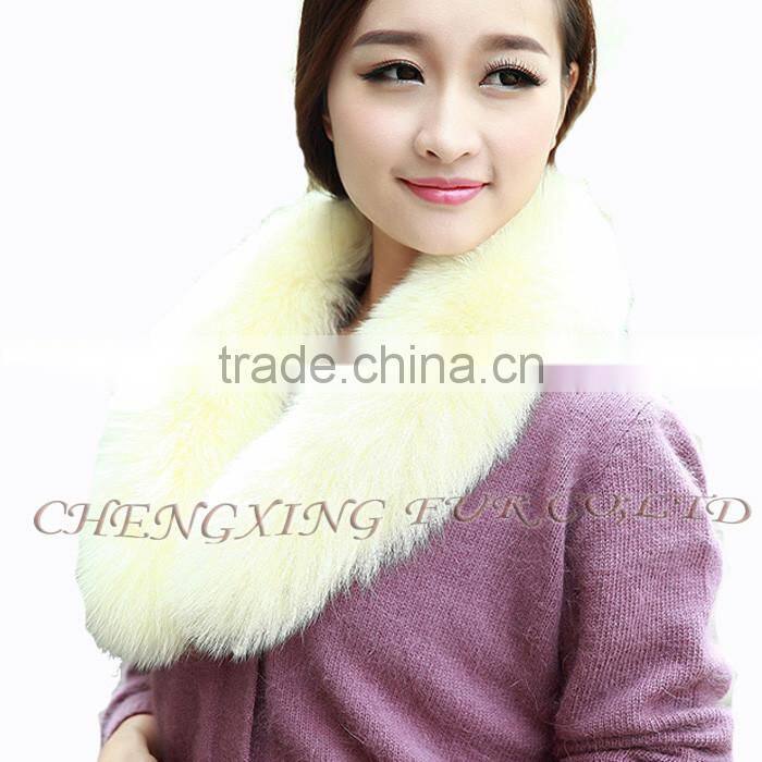 Collar-F11A Women Detachable Collar For Coat Real Fox Fur Collar