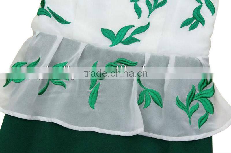 ladies fashion formal work silk dresses for slim lady