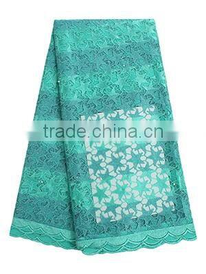 Bestway Royal Blue Fancy Lace Borders FL0189 French Net Lace With Stones 2016