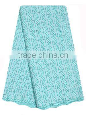 2017 New Polish Lace Swiss Voile Lace Fabrics with Stones SL0425