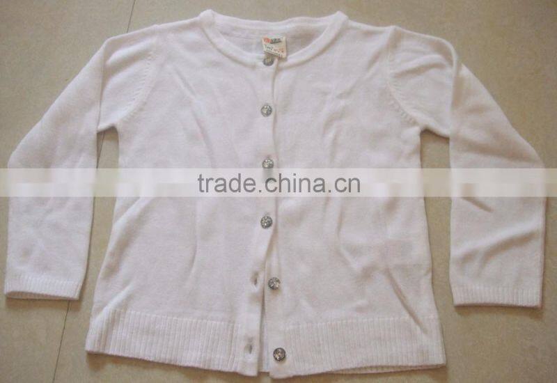 2017 winter plain kids cardigan sweater designs for baby girls for children cardigan sweater(BKN5286)
