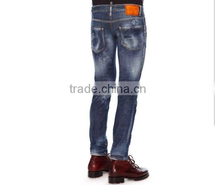 Biker Jeans Fashion Denim trousers(LOTK079)