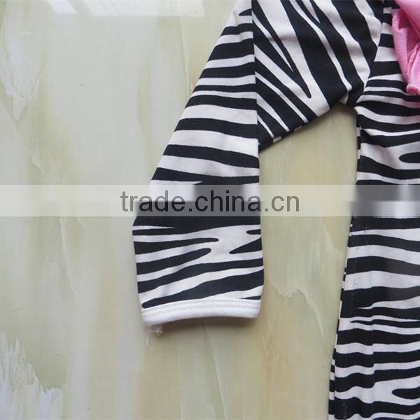 Boutique Wholesale Newborn Baby Romper Cute Infant & Toddler Zabra Gifts Clothing Sets Girls