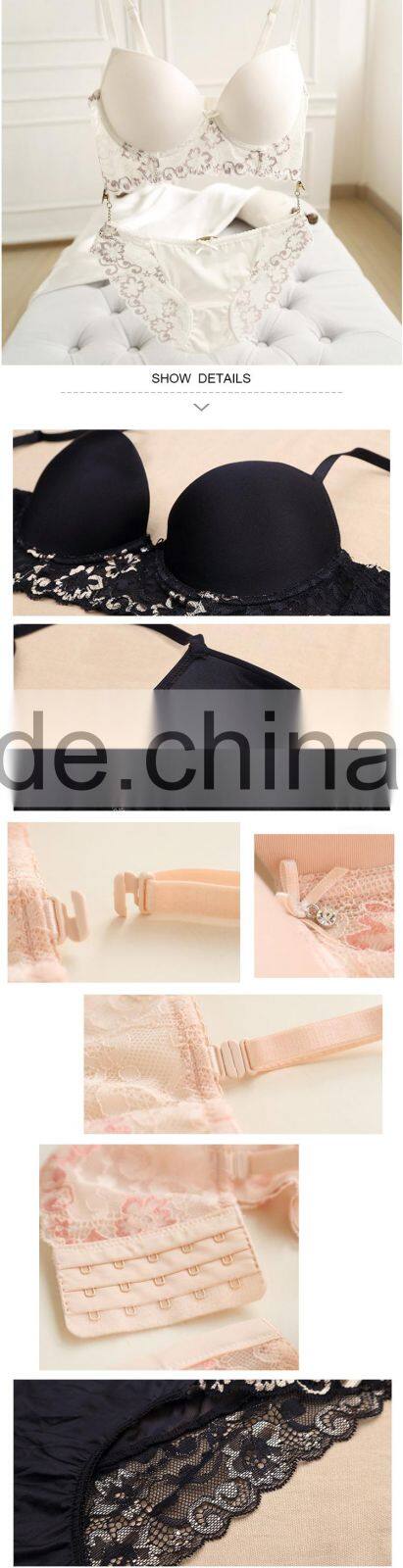 Hsz-28801 Ladies Bra and Panty New Design Woman Underwear Panty Lingerie Stylish Hot Sexy Bridal Bra Panty Set Images