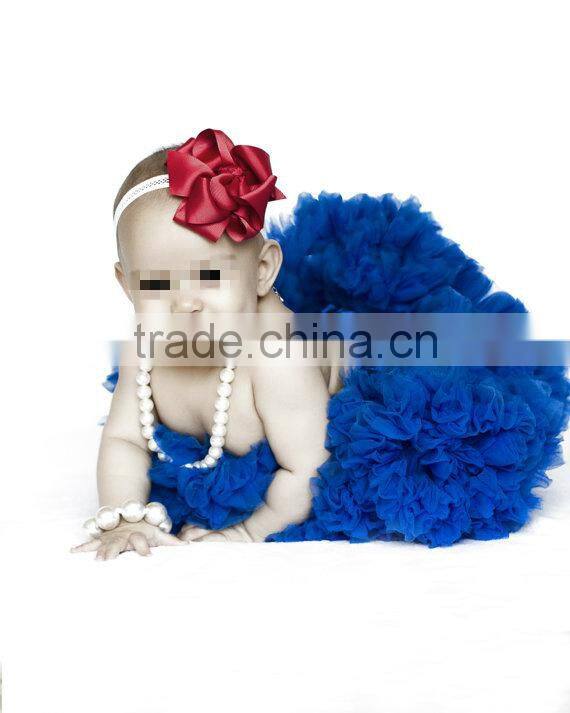 Wholesale blue tutu skirtsgirls rufle plus size skirts tutu dresses for girls