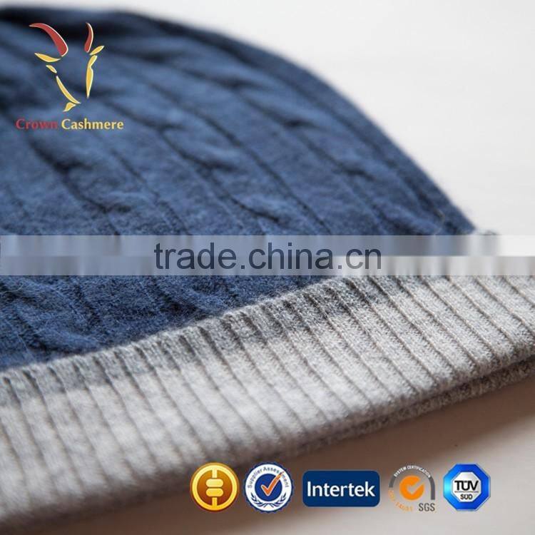 Winter Cable Children Kids Knitted Baby Hats