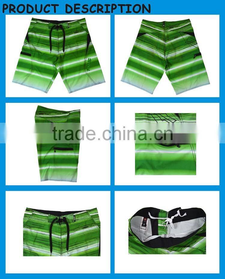 Sublimation China Printing Custom 4way Stretch Boardshorts