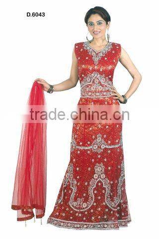 Designer Net Lehengas