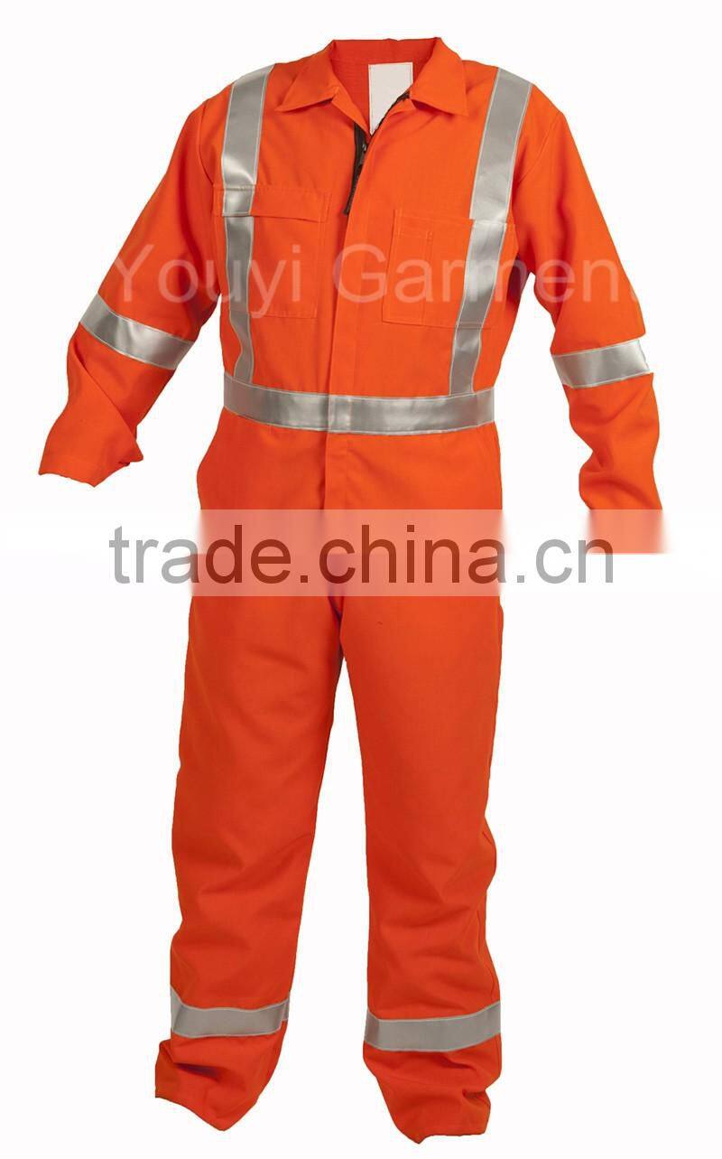 wholesale uk nomex coverall workwear with 3m reflective tape