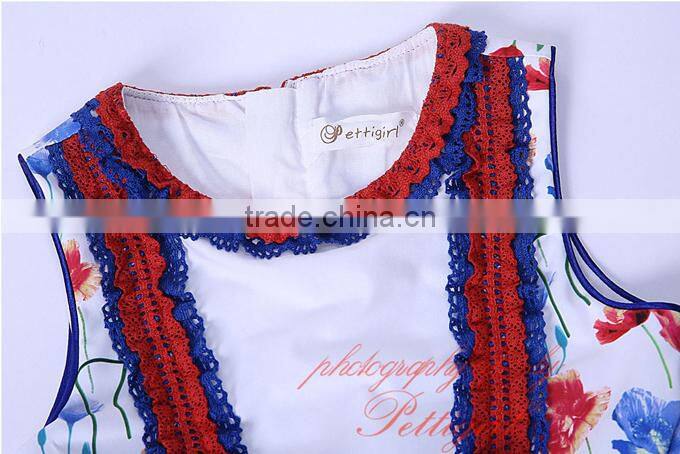 girls double ruffle dress kids frock