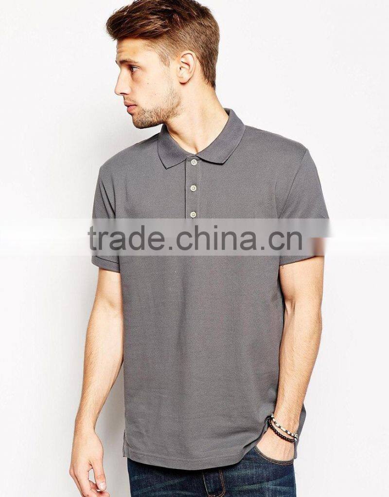 promotional blank sport breathable cotton pique polo shirt