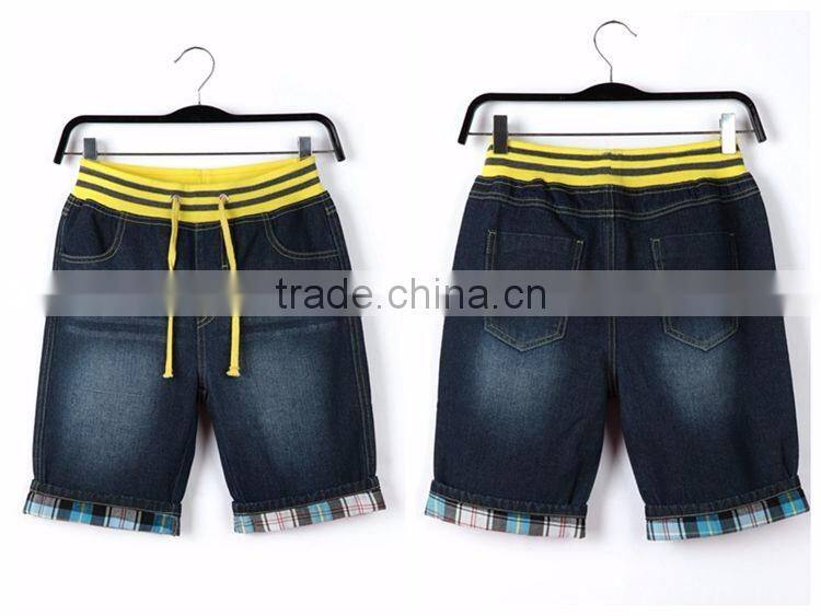 2017 new style boys pants jeans, elastic design boys buy jeans in bulk