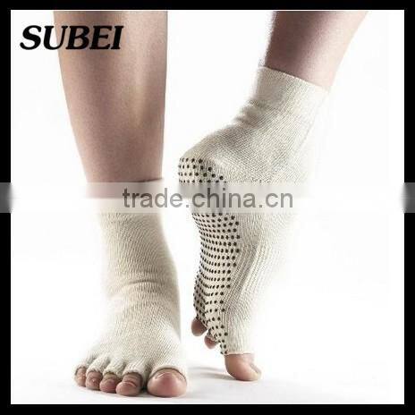 Pilates Grip Socks five Toe Yoga Sock
