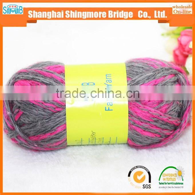 China tube yarn supplier hot wholesale fashion hollow yarn for knitting with factory price