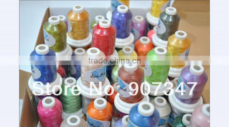 cheap 100 polyester embroidery thread of good quality in china