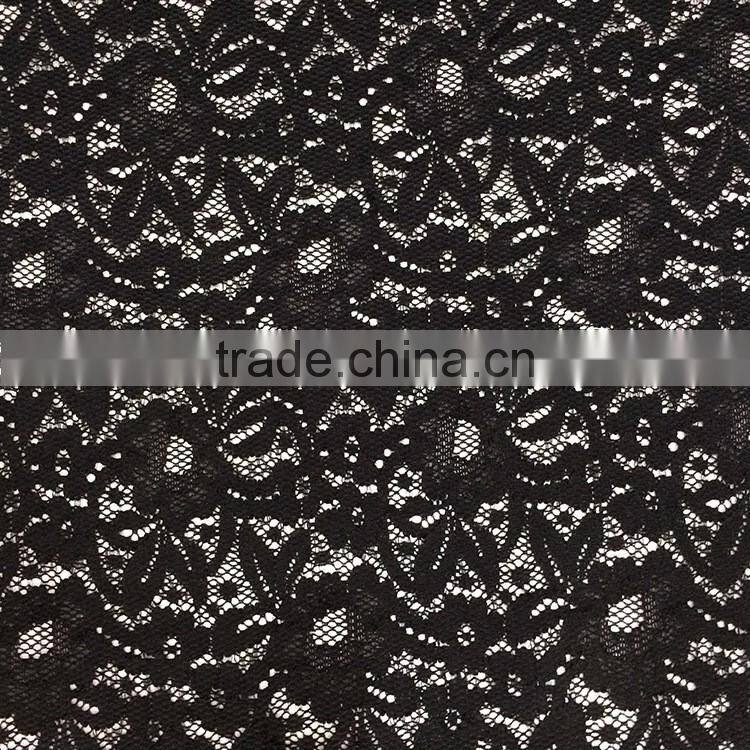 The elastic lace fabric