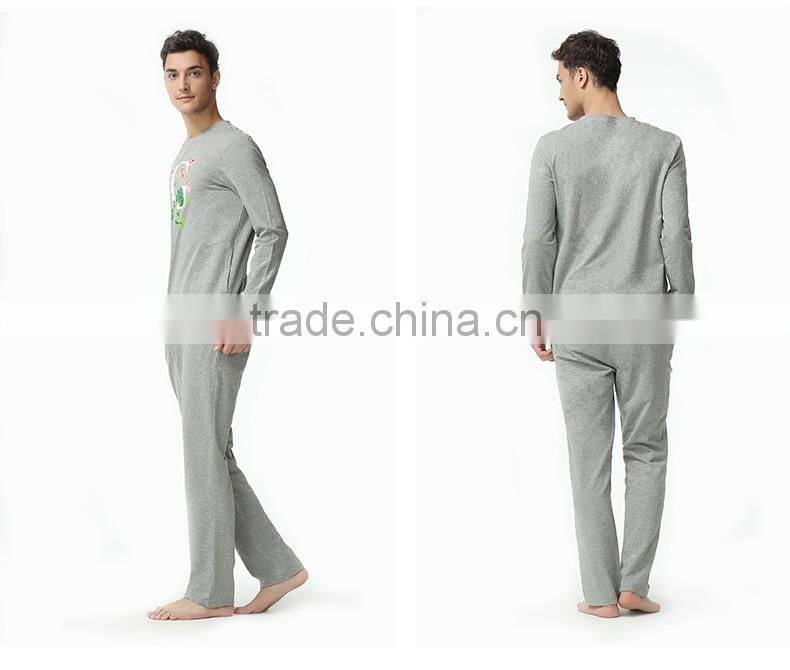 Chinese Products Wholesale Qianxiu Brand Hoodie Printed Cotton Men Nightgown