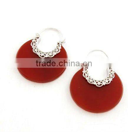 925 sterling silver indian artificial crystal jewelry
