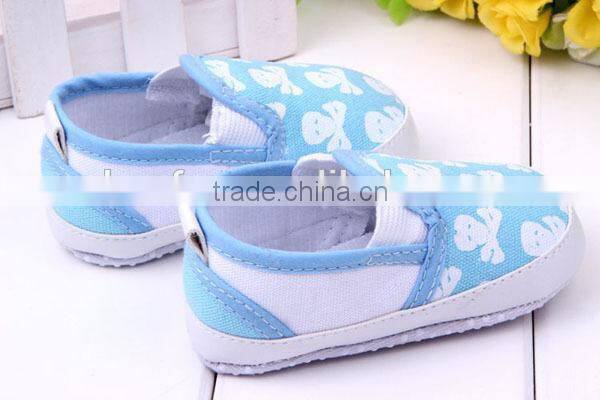 printed skeleton pattern infant shoes
