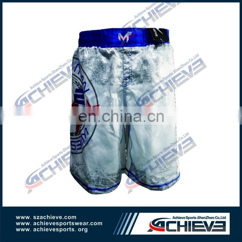 2017 New Style High Quality MMA Short,Full sublimation Ployester Kick Boxing short