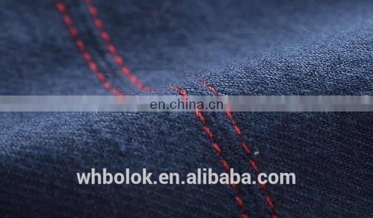 Men's custom slim fit shirt yarn dyed 100% cotton dark blue men shirt