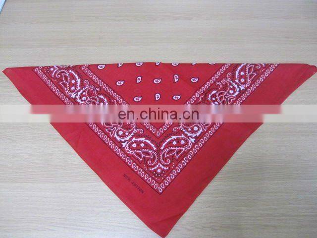 2012 Hot Sell 100% Cotton Colorful Printed Customized Triangle Bandana, Pet Bandana