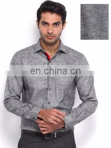 Black Coffee Men Burgundy Slim Fit Formal Shirt