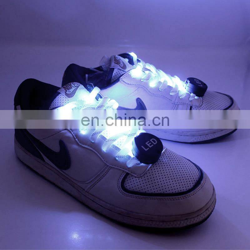 NEW arrival rechargable led shoelace electric shoelaces nylon led shoelace