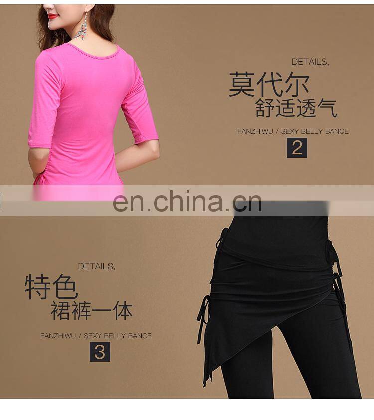 T-5181 Indian modal fabric lady belly dance costumes