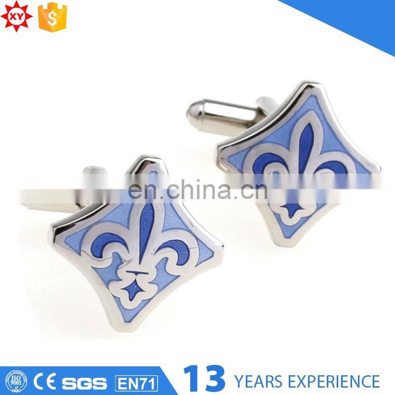 High quality zinc alloy bulk custom logo cufflinks