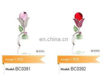 Alibaba China Cheap 18K Gold Abalone Shell Rhinestone Butterfly Brooch in Bulk