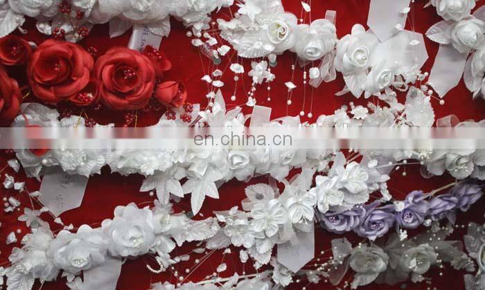 Handmade Vintage Pear Beaded Bridal Headpiece Indian Wedding Headpiece Jewelry Flower Head/Dress Decoration Hair Accessories