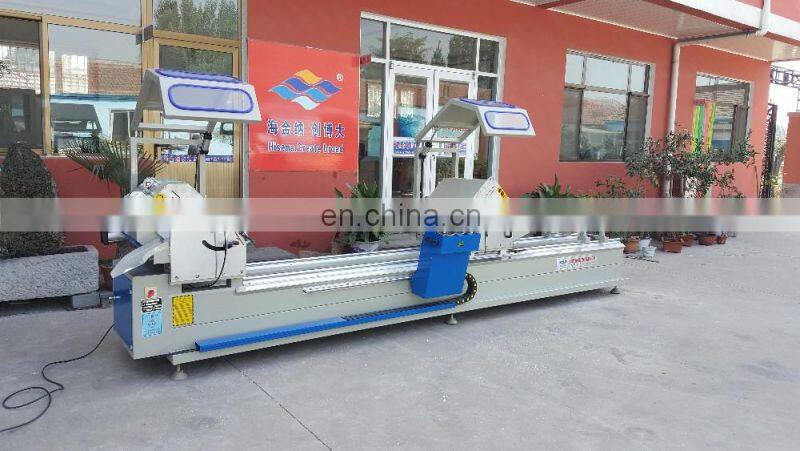 LJB2A-450X3700 double head auto angle change precision cutting thermal break aluminium glazed window twin head mitre saw