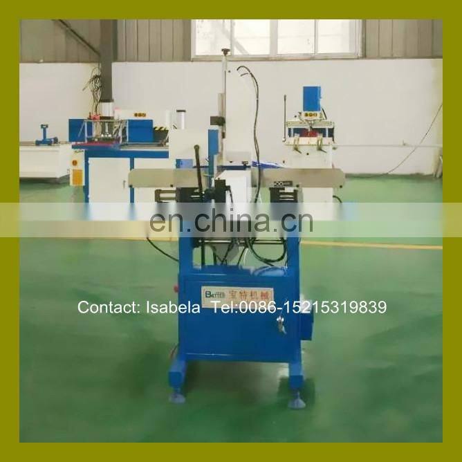 New type three axis PVC UPVC Plastic window automatic water slot mill machinery