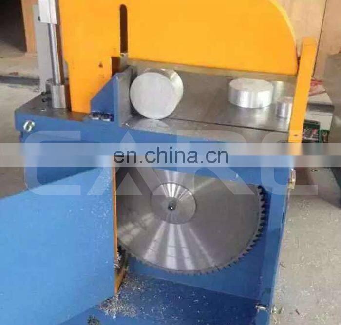 Semi automatic tube profile aluminum pipe saw machine