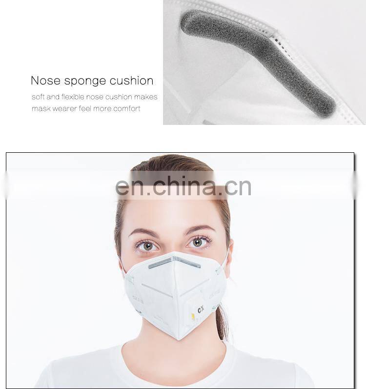 FFP2 Custom Anti Pollution Air Filter Mask Half Face Respirator