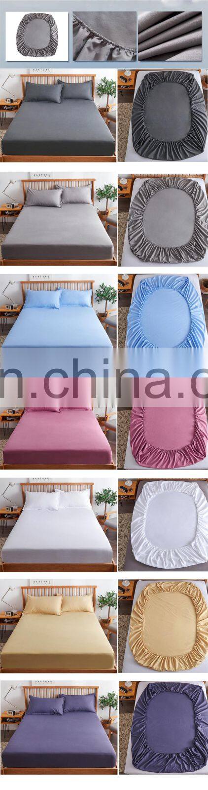 Wrinkle, Fade, Stain Resistant Microfiber Removable Bed Fitted Sheet with Elastic Band