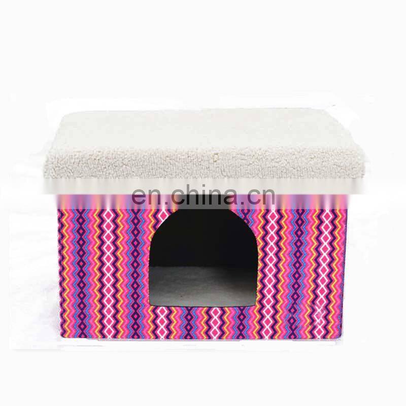Hot Sale Winter Collapsible Pet Bed Portable Indoor Pet House Bed