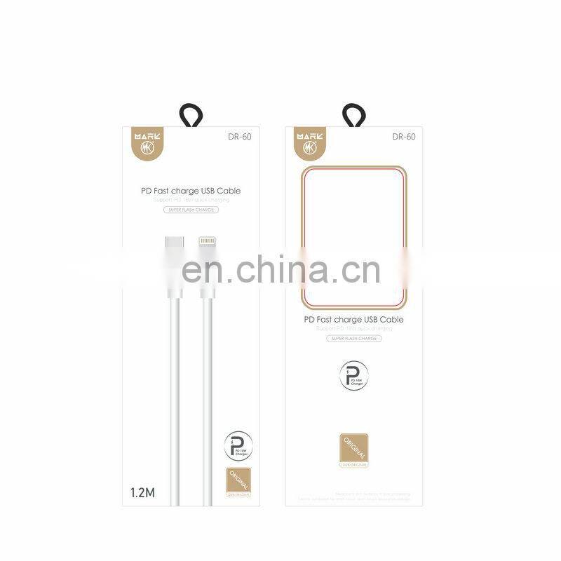 DR-60 For Apple Fast charge usb cable 3A Cellphone data line